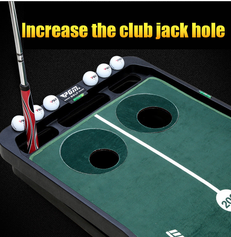 PGM TL010 adjustable slope golf practice mat outdoor auto ball return training golf mat