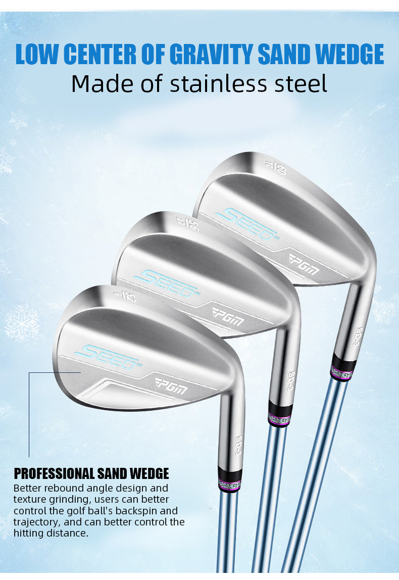 PGM JRSG013 custom logo golf pitching wedge 52/56/60 degree golf wedge set