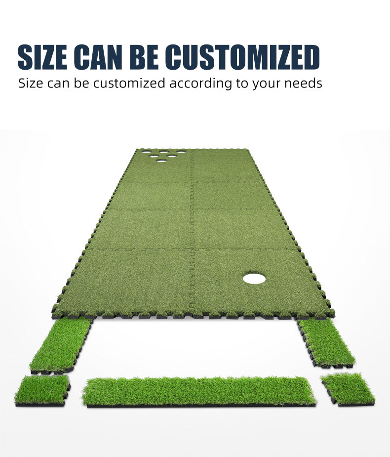 PGM GL019 mini golf outdoor carpet putting green kits portable nylon putting green
