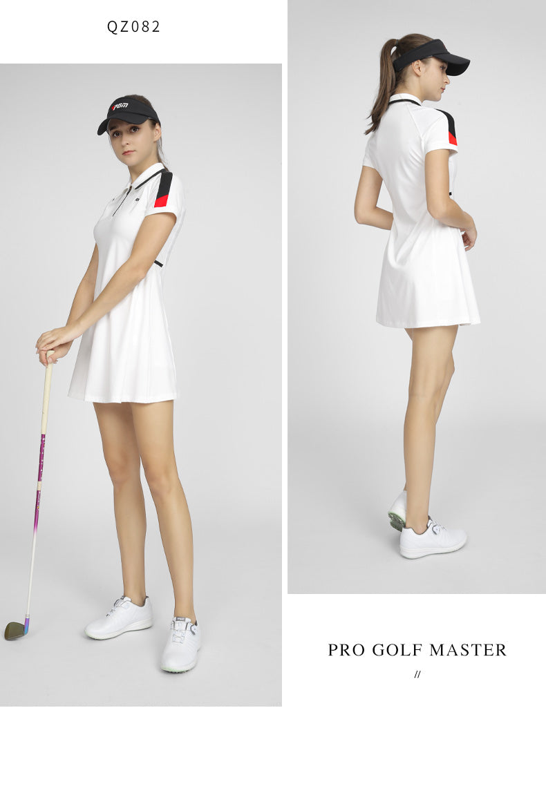PGM QZ082 premium quality polo golf dress women quick dry athletic golf dress