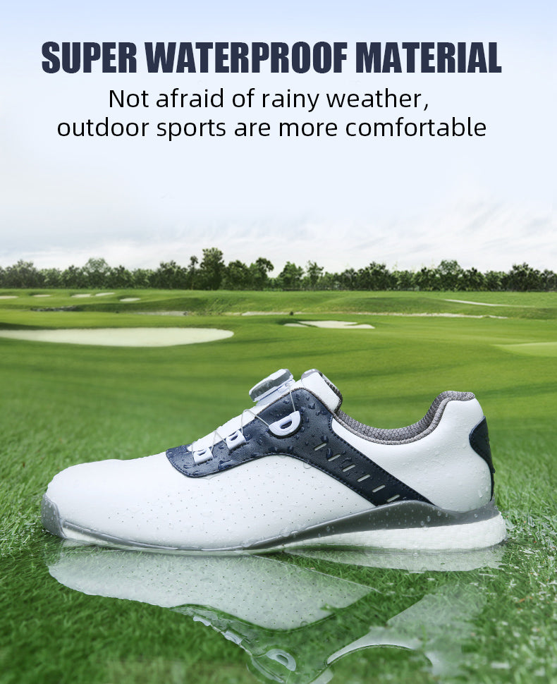 PGM XZ244 soft spike golf shoes men microfiber leather new waterproof golf shoes