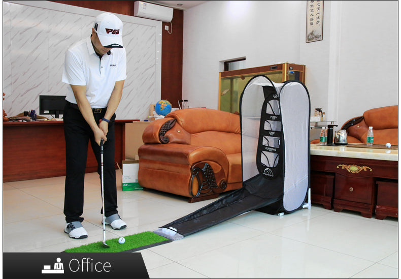 PGM LXW017 indoor home foldable portable golf chipping practice net
