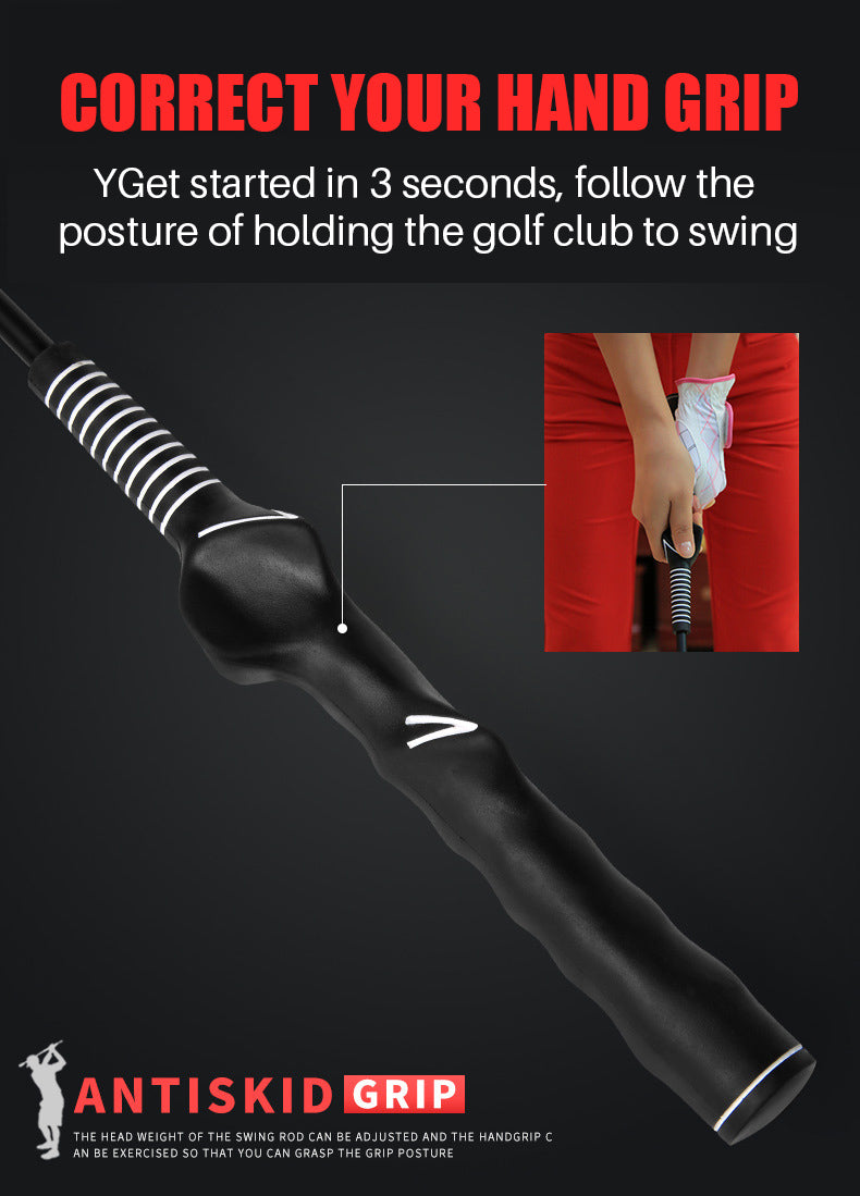PGM HGB012 Hot Sale Golf swing practice stick swing bar adjustable gear golf swing trainer