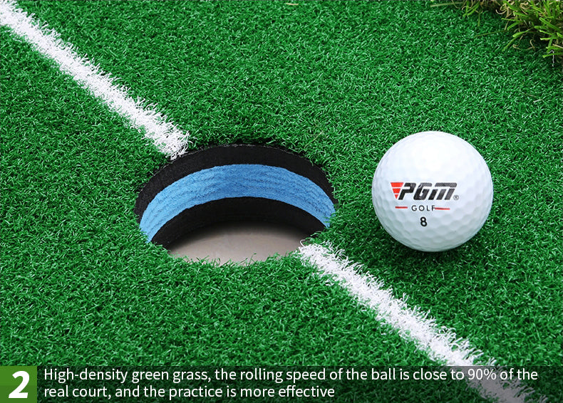 PGM GL009 mini golf putting green trainer putting green mat with two aiming line