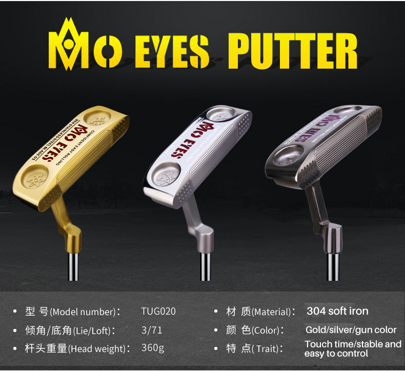 MO EYES TuG020 Right handed side Golf putter made of 304 soft iron
