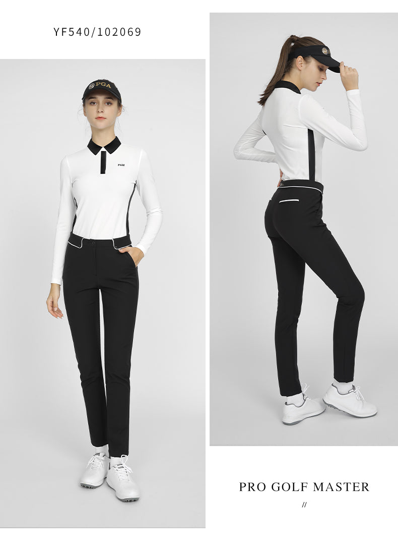 PGM YF540 custom logo blank golf t shirt polo golf polo shirts for women
