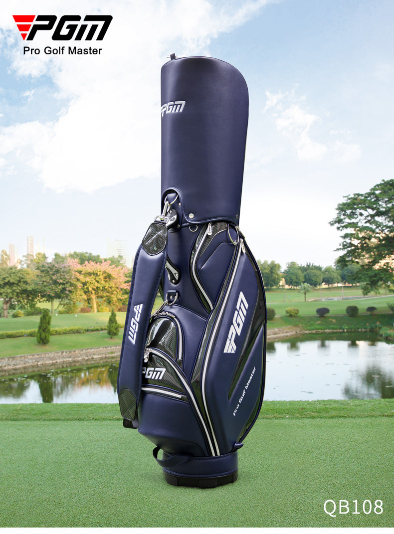 PGM QB108 high quality PU tour golf bags durable waterproof golf staff bag