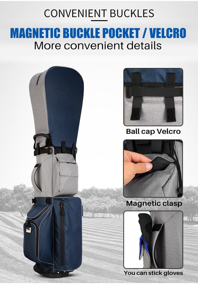 PGM QB070 nylon golf bag sunday lightweight waterproof golf stand bag