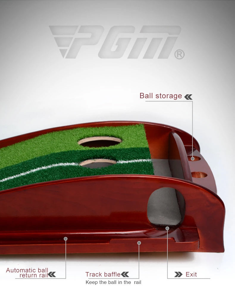 PGM TL001 3/3.5M custom wooden golf putting mat indoor putting mat