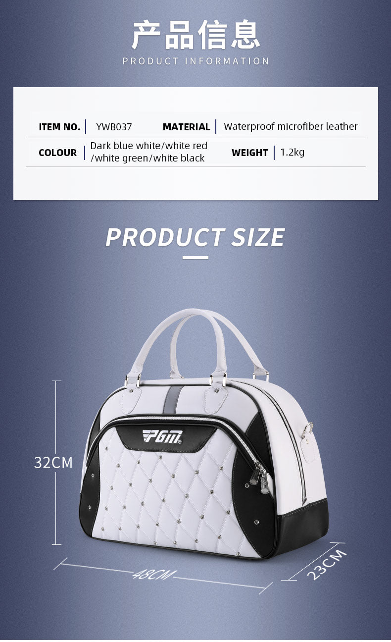 PGM YWB037 waterproof popular ladies women fashion golf boston bags