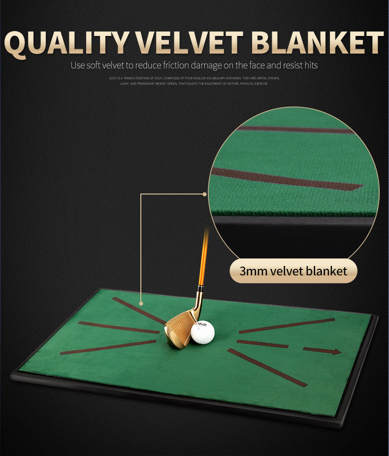 PGM DJD025 diy golf trajectory display hitting mat velvet driving range golf hitting mat