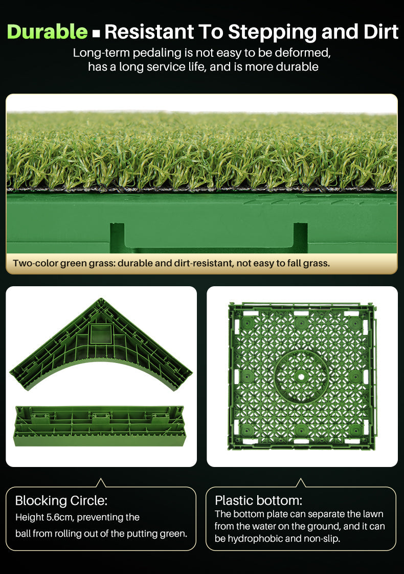 PGM GL017 Indoor Golf Practice Putting Mat-Artificial grass