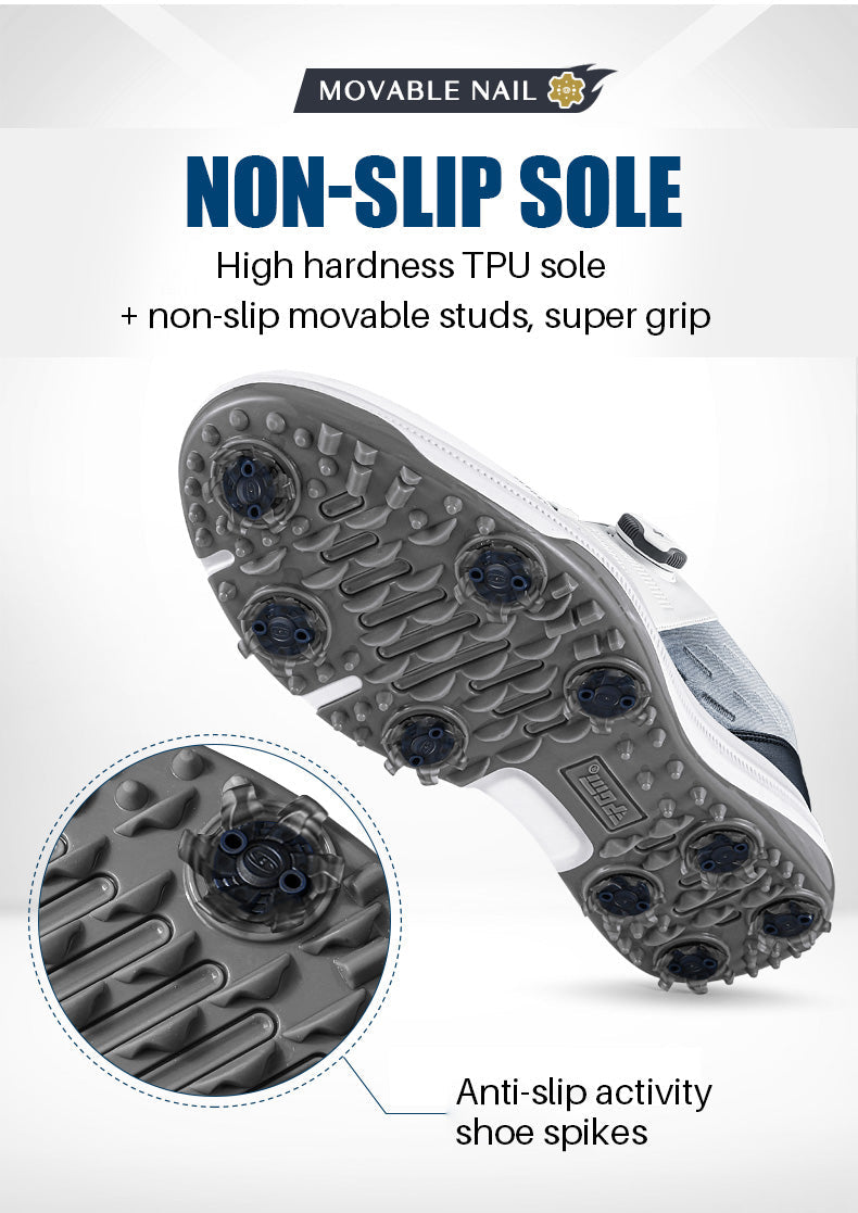 PGM XZ178 spikes men golf shoes waterproof white golf shoes for sale