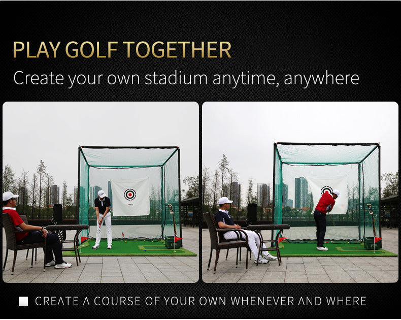 PGM LXW001 factory 3M golf cage training practice net return outdoor heavy duty golf nets for backyard driving