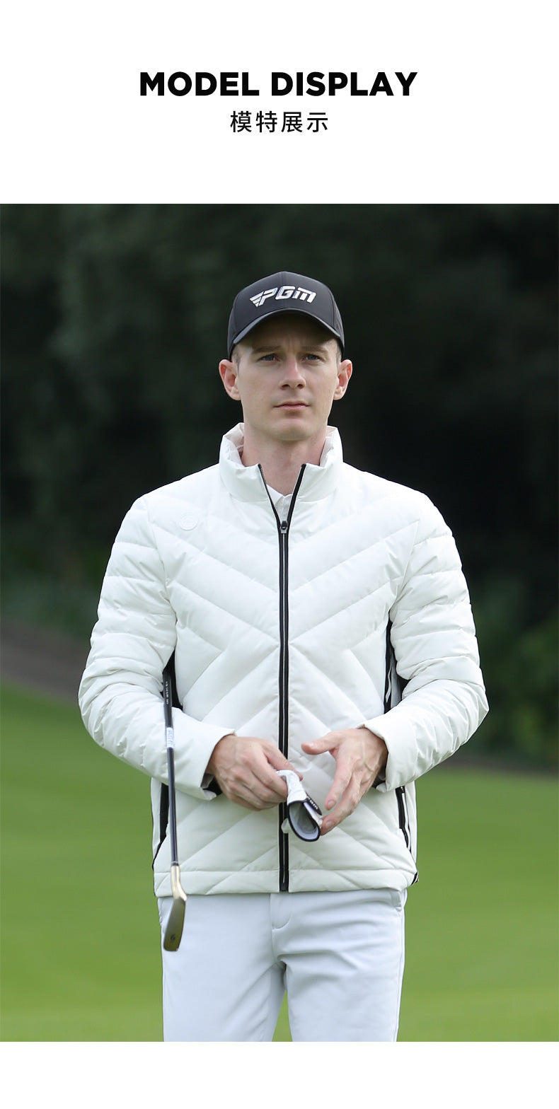 PGM YF518 winter whole sale mens golf jackets polyester warm light golf jacket