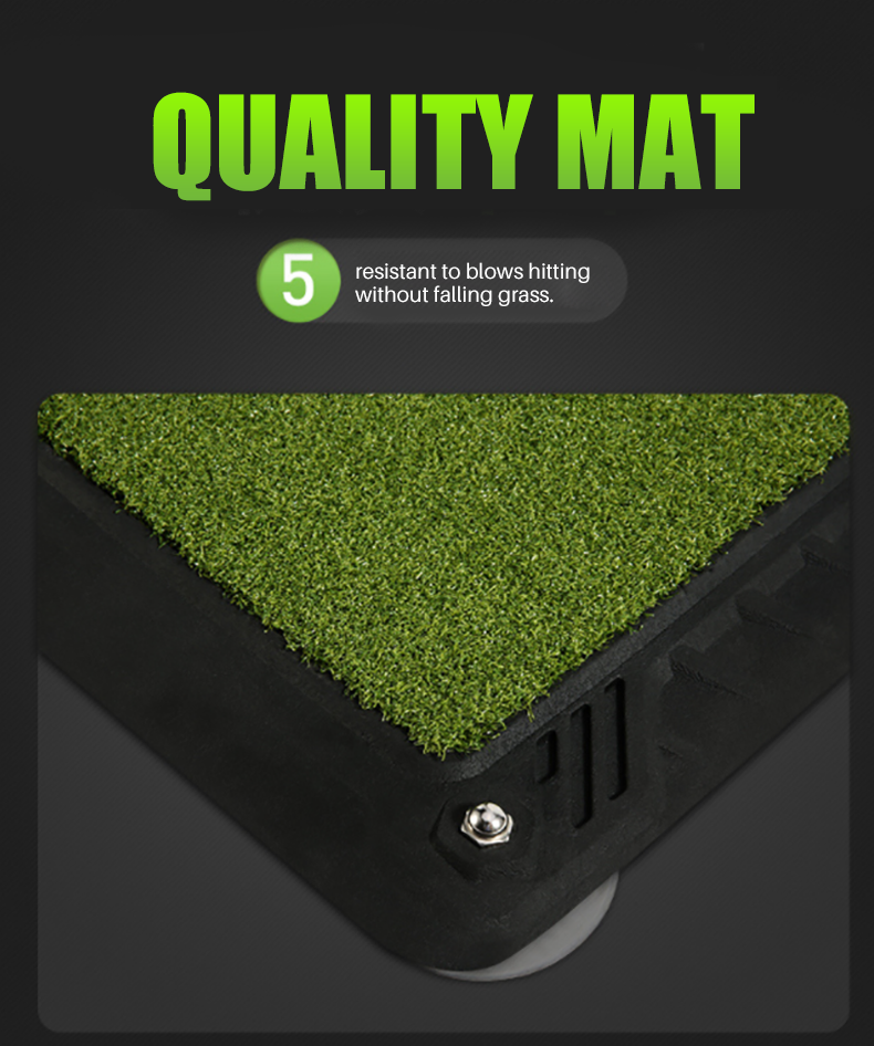 PGM HL007 adjustable height golf trainer swing mat practice aid indoor golf swing trainer