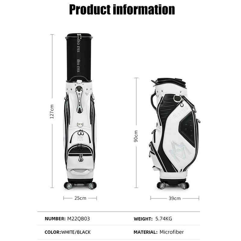 MOEYES M22QB03 golf bag manufacturers china microfiber leather golf bag