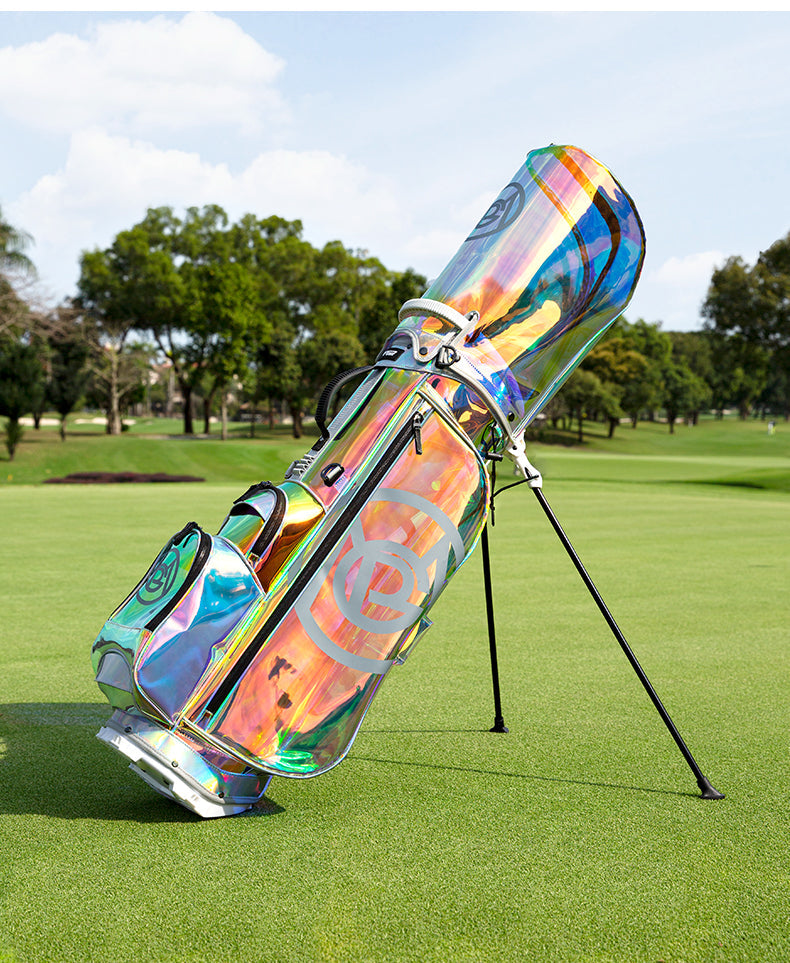 PGM QB131 ladies light portable transparent carry stand golf bags for men