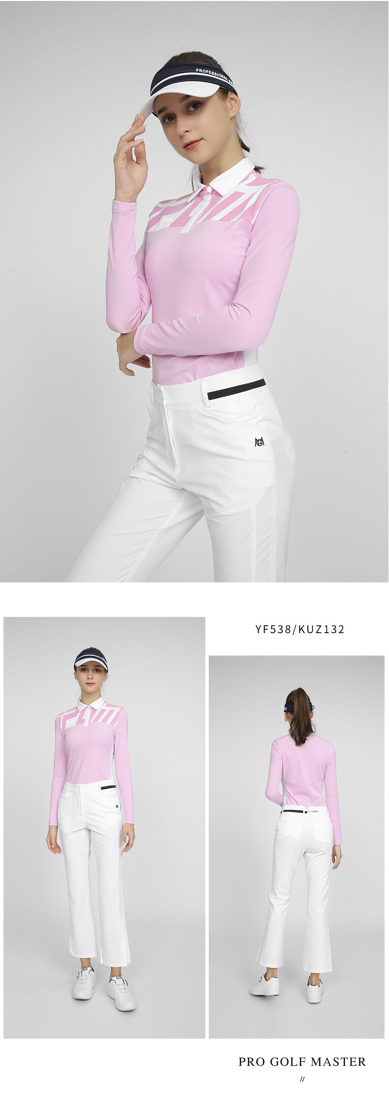 PGM YF538 China wholesale golf polo shirt oem clothing golf polo top for women