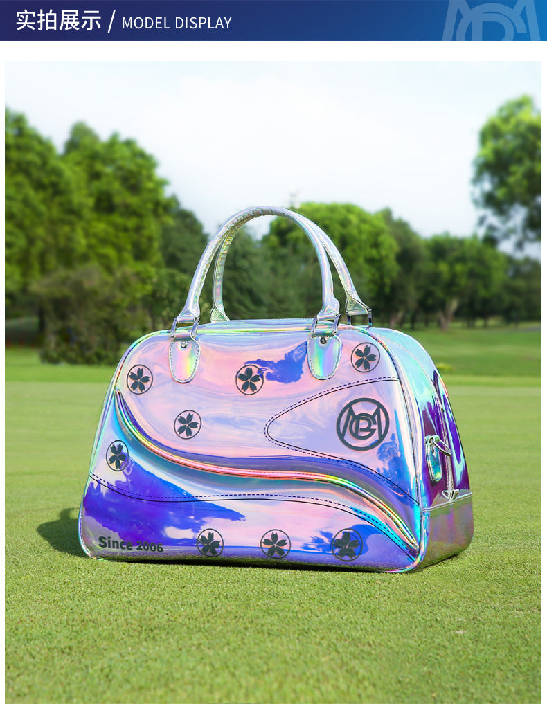 PGM YWB042 TPU golf clothing bag large capacity golf boston bag with shoe