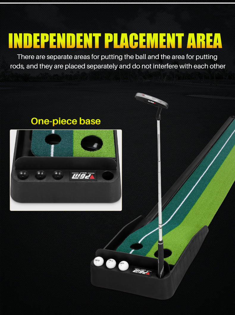 PGM TL004 custom golf putting mat indoor golf putting green practice portable golf mat