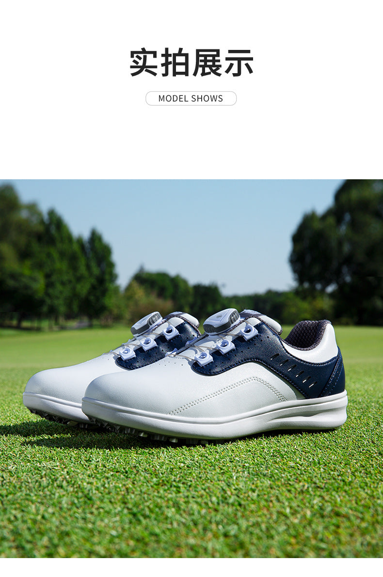 PGM XZ251 custom golf shoe manufacturer wholesale waterproof junior golf shoes with logo