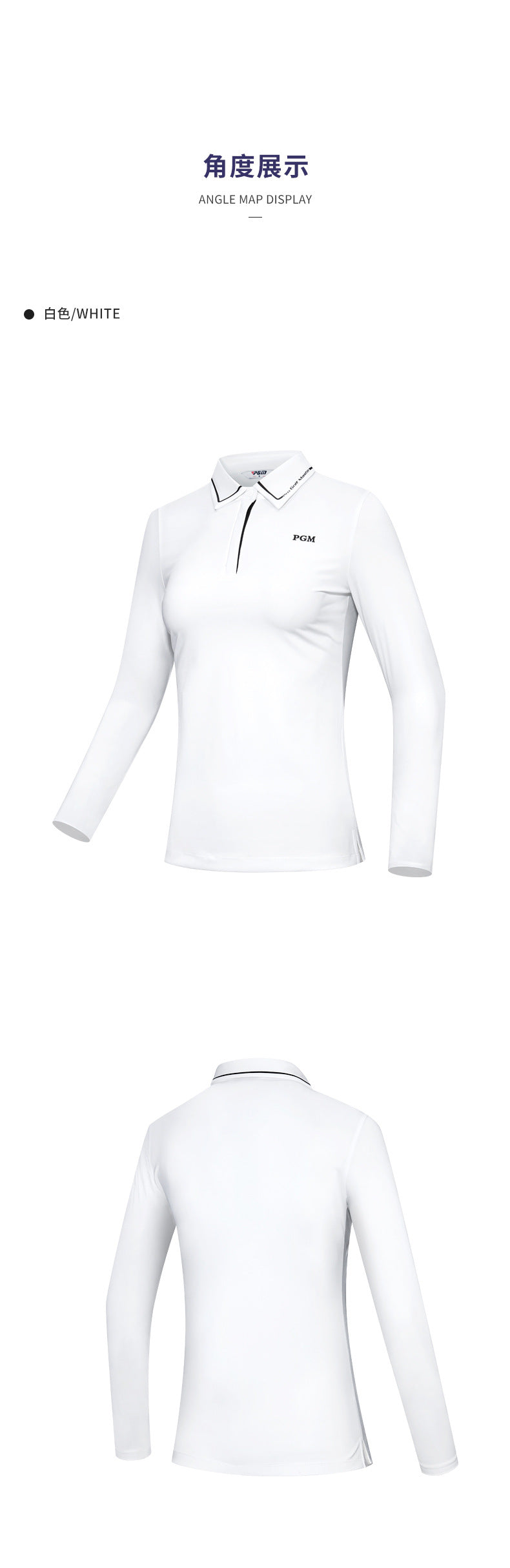 PGM YF536 golf polos cool design sportswear oem design golf polo shirt