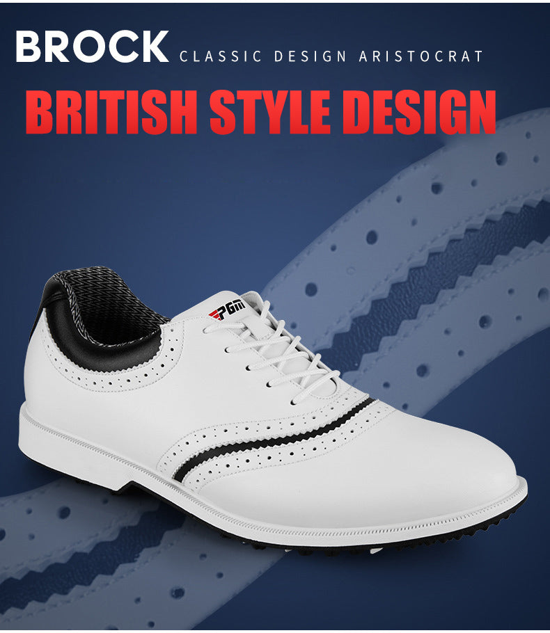 PGM XZ133 Men Microfibre PU Golf Shoes Waterproof Golf Shoes Fashion Comfortable Golf Shoes