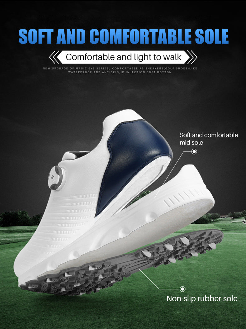 PGM XZ161 New Arrival Men's Anti-Slip Waterproof Auto-Lacing Golf Shoes