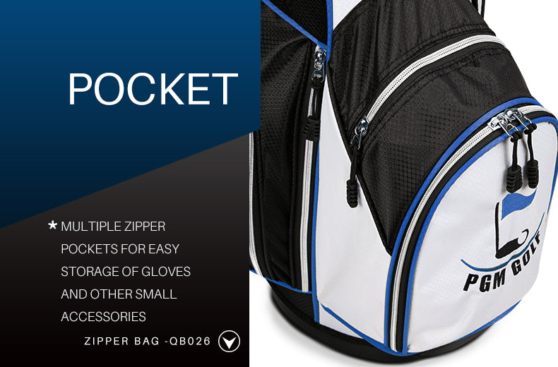 PGM QB026 custom golf stand bag lightweight golf bag with full 14 dividers