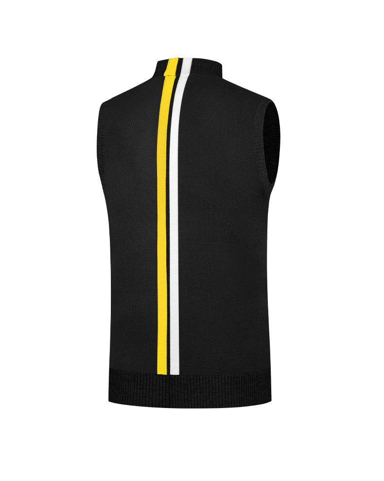 PGM YF501 sports sleeveless golf padding vest full zip men wool golf vest
