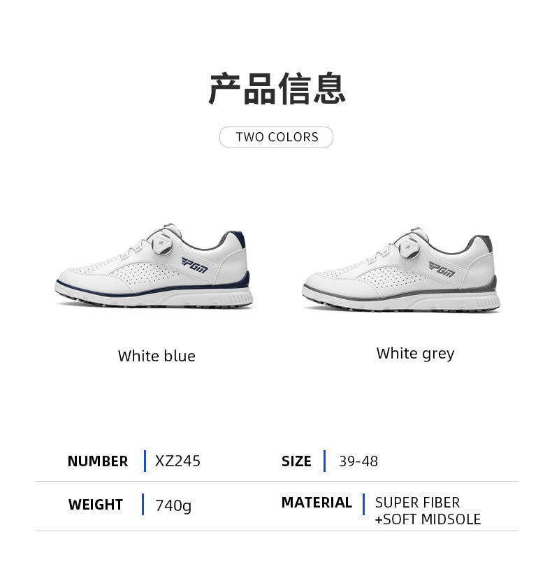 PGM XZ245 golf course shoes wholesale custom made blank golf shoes
