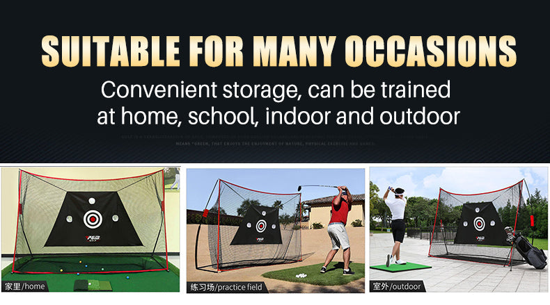 PGM LXW023 golf hitting simulator net target outdoor practice golf chipping net