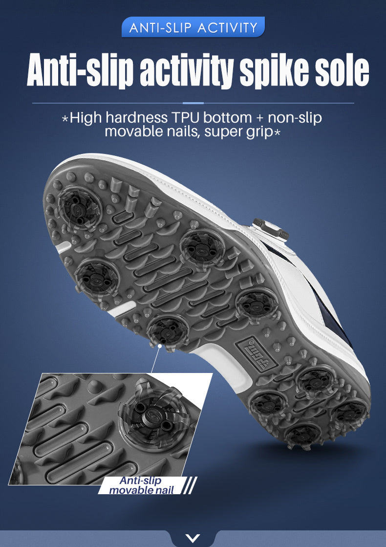 PGM XZ169 Auto Lacing Waterproof Microfiber Anti-slip Golf Shoes