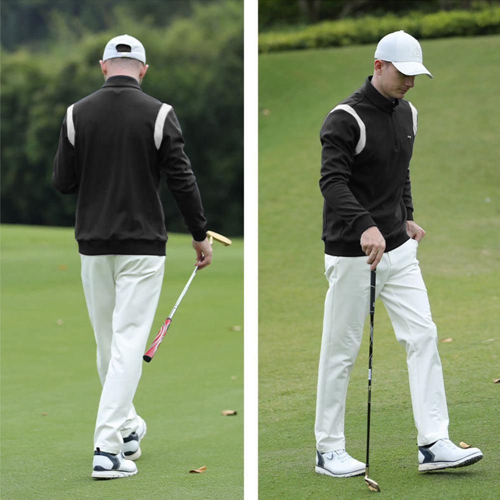 PGM YF506 men golf shirts long sleeve wholesale pullover golf sweater for men