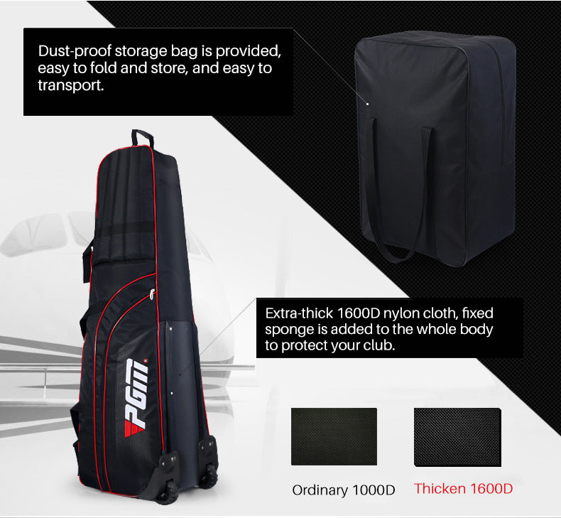 PGM HKB008 soft-sided golf bag travel case flight waterproof light weight golf travel bag