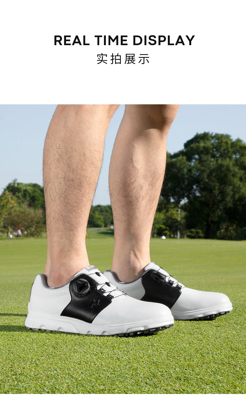 MOEYES M22XZ08 custom zapatos de golf men waterproof golf shoes