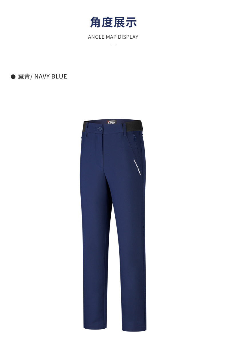 PGM KUZ141 oem athletic golf pants kids polyester spandex long junior golf pants