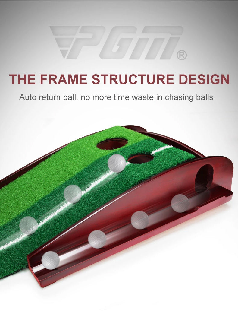 PGM TL001 3/3.5M custom wooden golf putting mat indoor putting mat