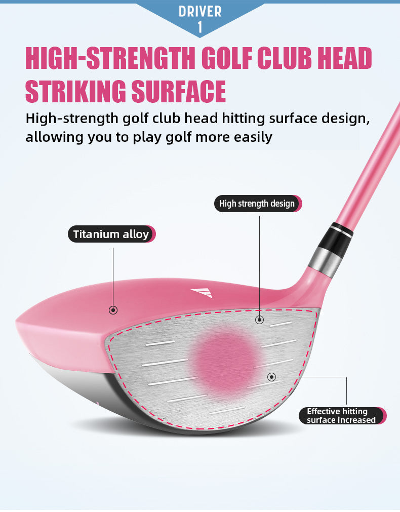 PGM LTG035 Custom Full Golf Clubs Complete Set Women Titanium Drive Golf Clubs With Golf Bag