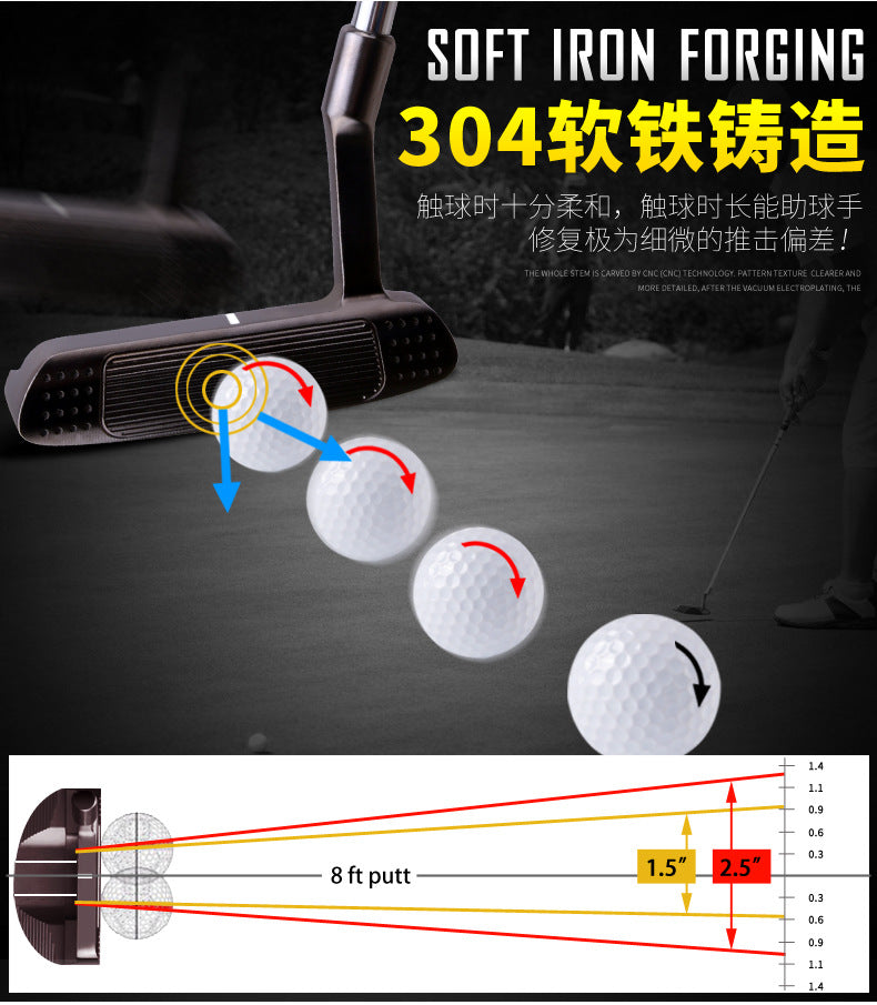 PGM TUG021 stainless steel quality cnc milled golf putter mallet golf putter