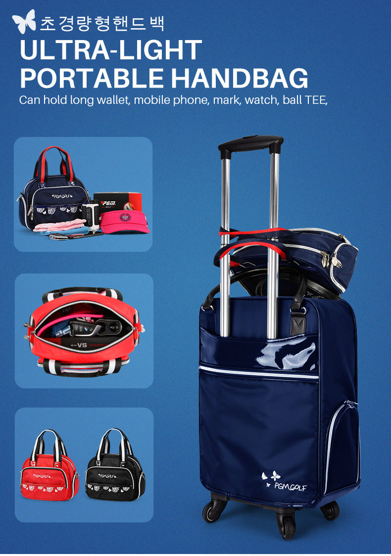 PGM YWB027 2021 Women golf boston Bag with the wheels Golf Travel Bag
