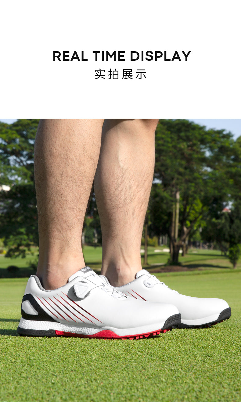 MOEYES M22XZ02 winter golf ball shoes men waterproof golf sneakers custom golf shoes
