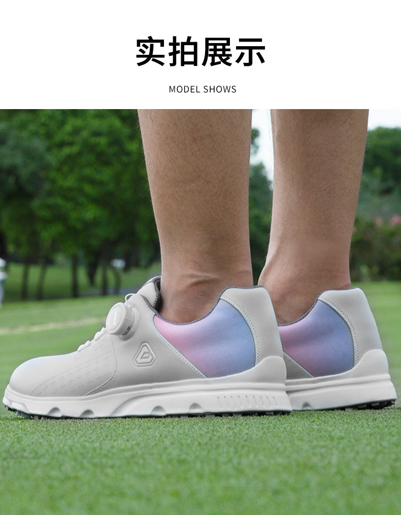 PGM XZ232 male luxury waterproof rubber practice golf shoes for men