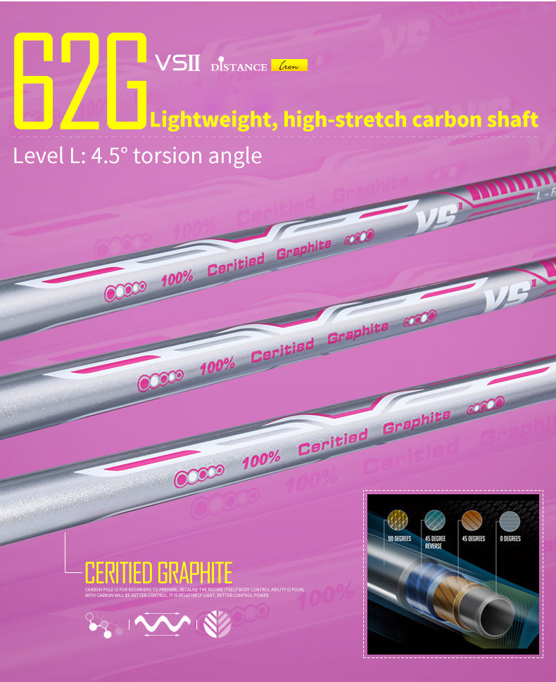 PGM LTG015 VS II High Rebound Titanium Driver Wood Graphite Shaft Golf Club Set For Women