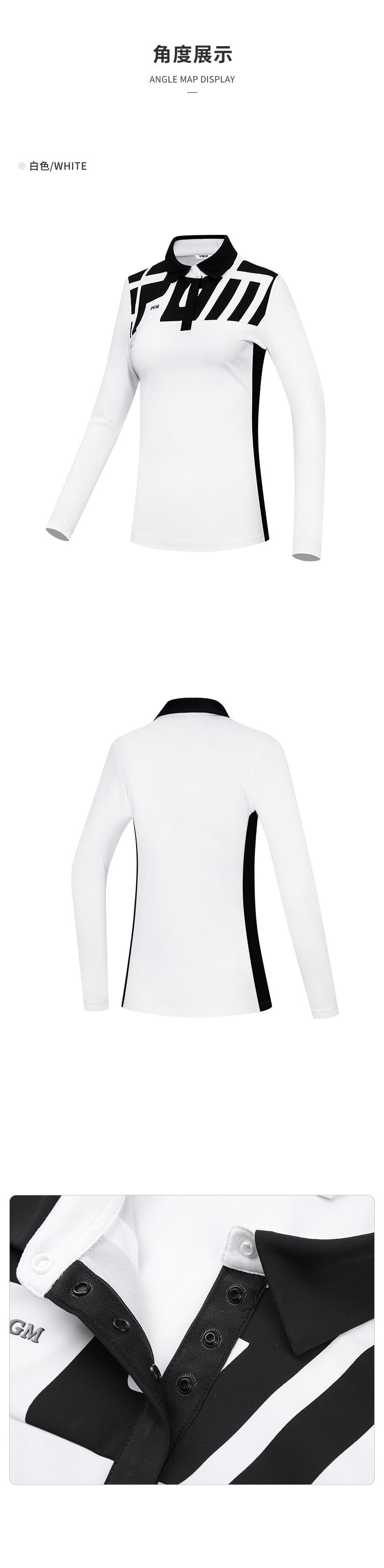 PGM YF538 China wholesale golf polo shirt oem clothing golf polo top for women