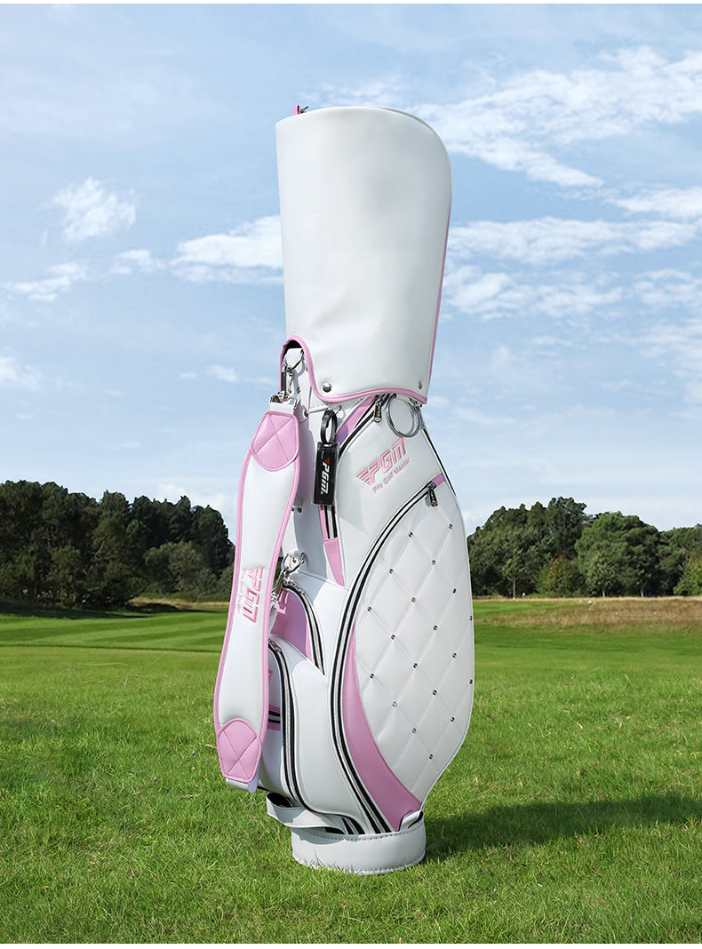 PGM QB103 golf tour staff bag women light weight trolley golf cart bag for women