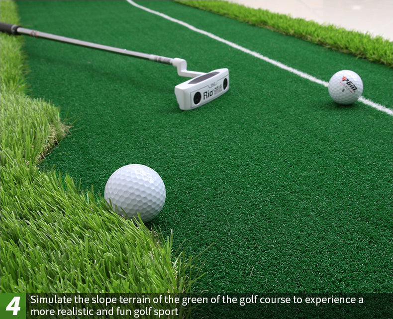 PGM GL009 mini golf putting green trainer putting green mat with two aiming line