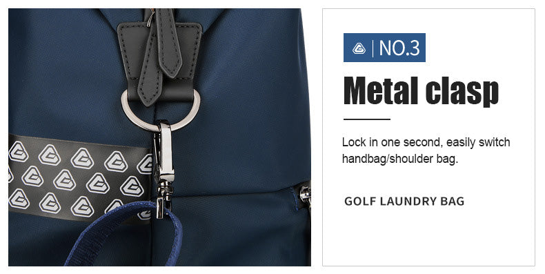 PGM YWB029 blue boston golf shoe bag large ladies golf boston bag