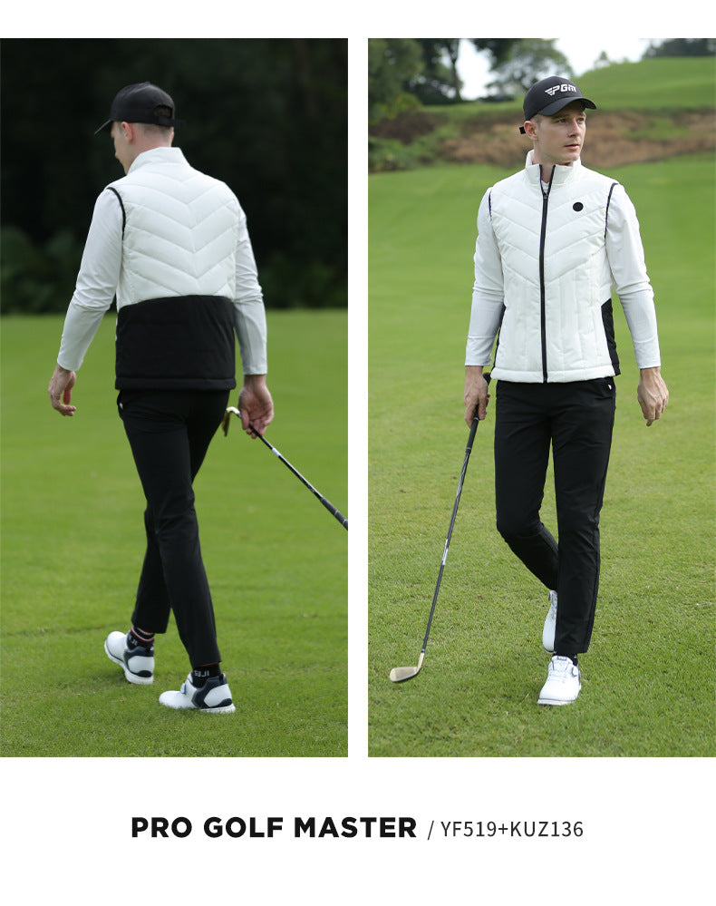 PGM YF519 outdoor golf windbreaker vest winter outerwear mens golf vest